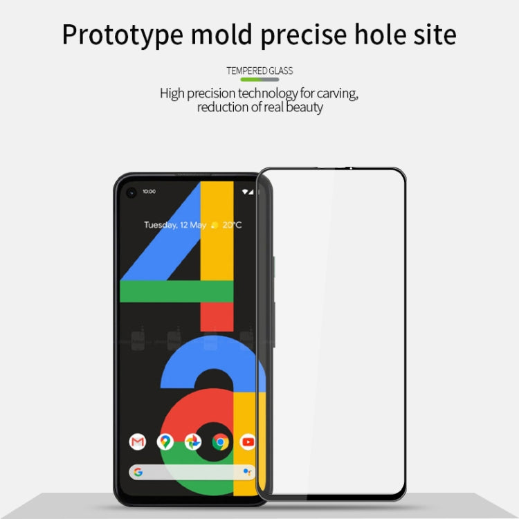 For Google Pixel 4a PINWUYO 9H 3D Curved Full Screen Explosion-proof Tempered Glass Film(Black) by PINWUYO