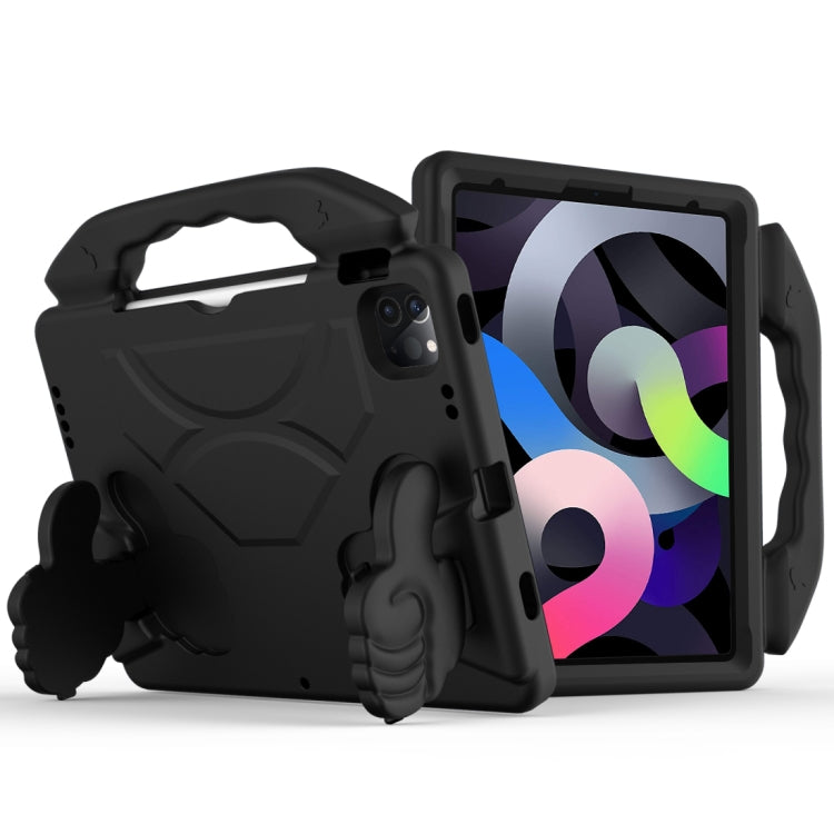 Children EVA Shockproof Tablet Case with Thumb Bracket For iPad Air 2022 / 2020 10.9(Black) by bashfashion