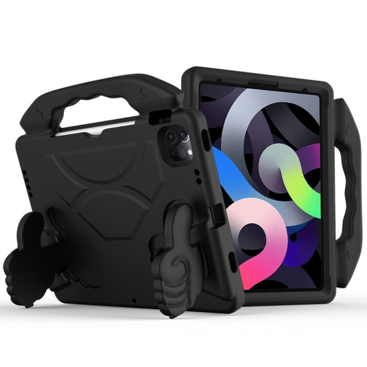 Children EVA Shockproof Tablet Case with Thumb Bracket For iPad Air 2022 / 2020 10.9(Black) by bashfashion