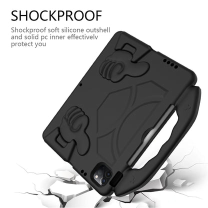 Children EVA Shockproof Tablet Case with Thumb Bracket For iPad Air 2022 / 2020 10.9(Black) by bashfashion