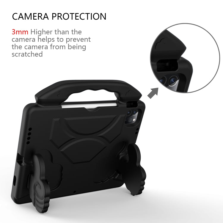 Children EVA Shockproof Tablet Case with Thumb Bracket For iPad Air 2022 / 2020 10.9(Black) by bashfashion