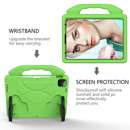 Children EVA Shockproof Tablet Case with Thumb Bracket For iPad Air 2022 / 2020 10.9(Green) by bashfashion