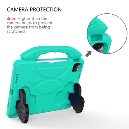 Children EVA Shockproof Tablet Case with Thumb Bracket For iPad Air 2022 / 2020 10.9 (Glacier Green) by bashfashion