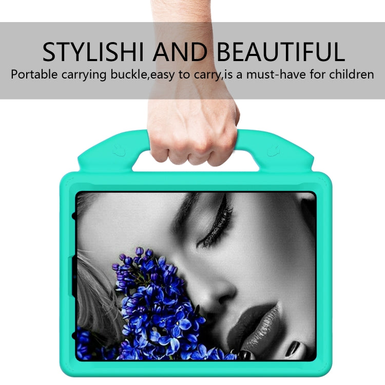 Children EVA Shockproof Tablet Case with Thumb Bracket For iPad Air 2022 / 2020 10.9 (Glacier Green) by bashfashion