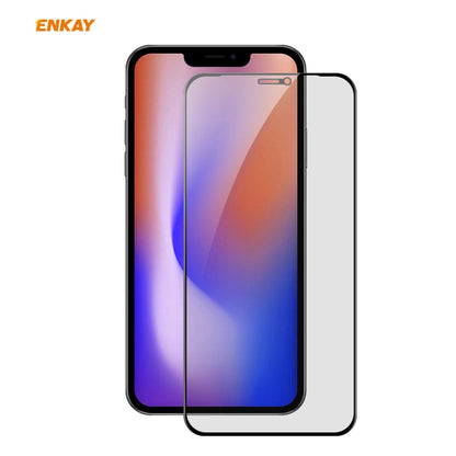 For iPhone 12 Pro Max ENKAY 0.26mm 9H 6D Privacy Anti-spy Full Screen Tempered Glass Film by ENKAY