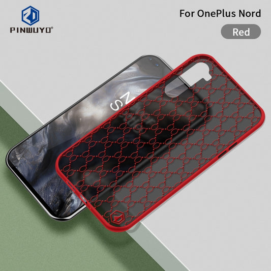 For OnePlus Nord PINWUYO Series 2 Generation PC + TPU Waterproof and Anti-drop All-inclusive Protective Case(Red) by PINWUYO