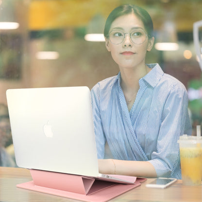 4 in 1 Universal Laptop Holder PU Waterproof Protection Wrist Laptop Bag, Size:13/14inch(Red) by bashfashion