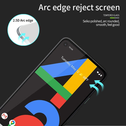 For Google Pixel 4a 5G PINWUYO 9H 2.5D Full Screen Tempered Glass Film(Black) by PINWUYO