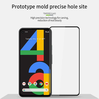 For Google Pixel 4a 5G PINWUYO 9H 2.5D Full Screen Tempered Glass Film(Black) by PINWUYO