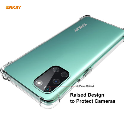 For OnePlus 8T Hat-Prince ENKAY Clear TPU Shockproof Case Soft Anti-slip Cover by ENKAY