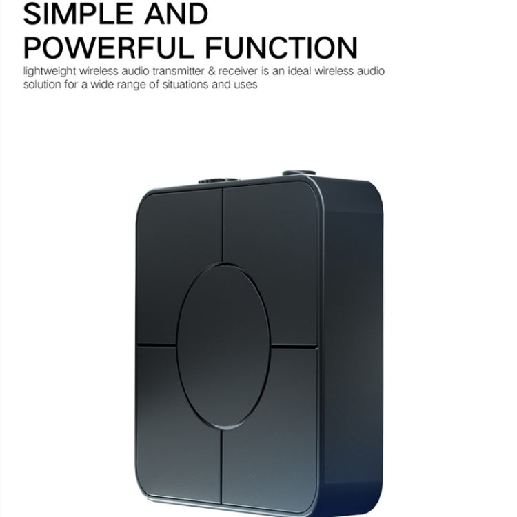 KN326 Bluetooth Audio Receiver Transmitter 5.0 Two-in-one Bluetooth Adapter for Hands-free Calls by bashfashion