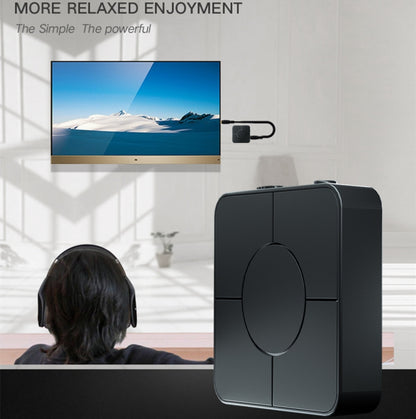 KN326 Bluetooth Audio Receiver Transmitter 5.0 Two-in-one Bluetooth Adapter for Hands-free Calls by bashfashion