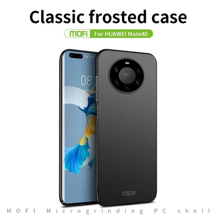 For Huawei Mate 40 MOFI Frosted PC Ultra-thin Hard Case(Gold) by MOFI