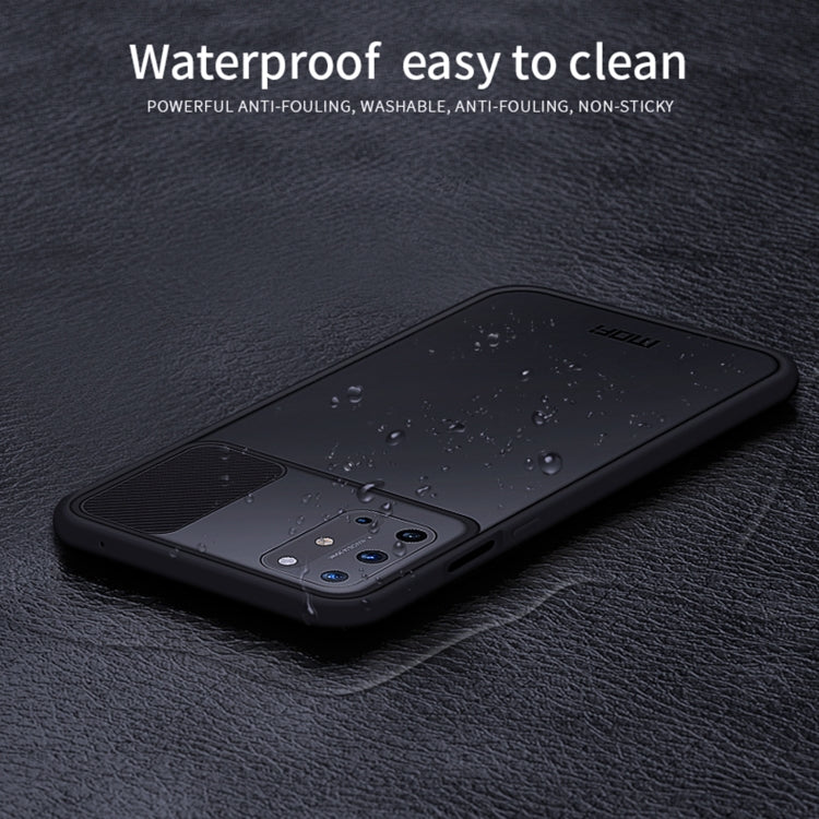 For OnePlus 8T MOFI Xing Dun SeriesTranslucent Frosted PC + TPU Privacy Anti-glare Shockproof All-inclusive Protective Case(Black) by MOFI