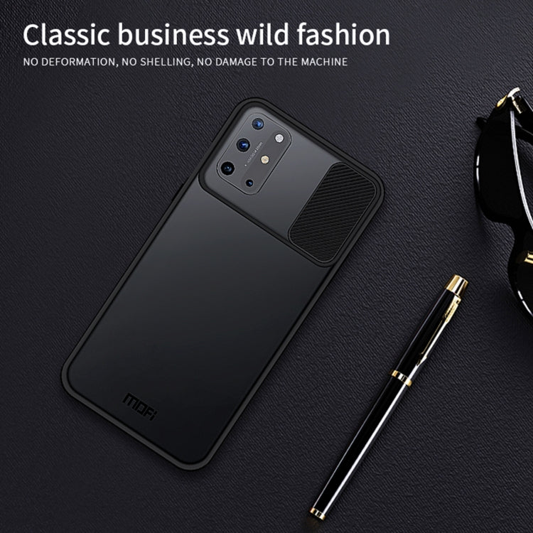 For OnePlus 8T MOFI Xing Dun SeriesTranslucent Frosted PC + TPU Privacy Anti-glare Shockproof All-inclusive Protective Case(Black) by MOFI
