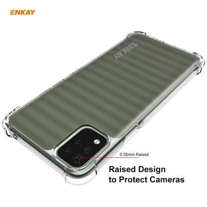 For LG K42 Hat-Prince ENKAY Clear TPU Shockproof Case Soft Anti-slip Cover by ENKAY