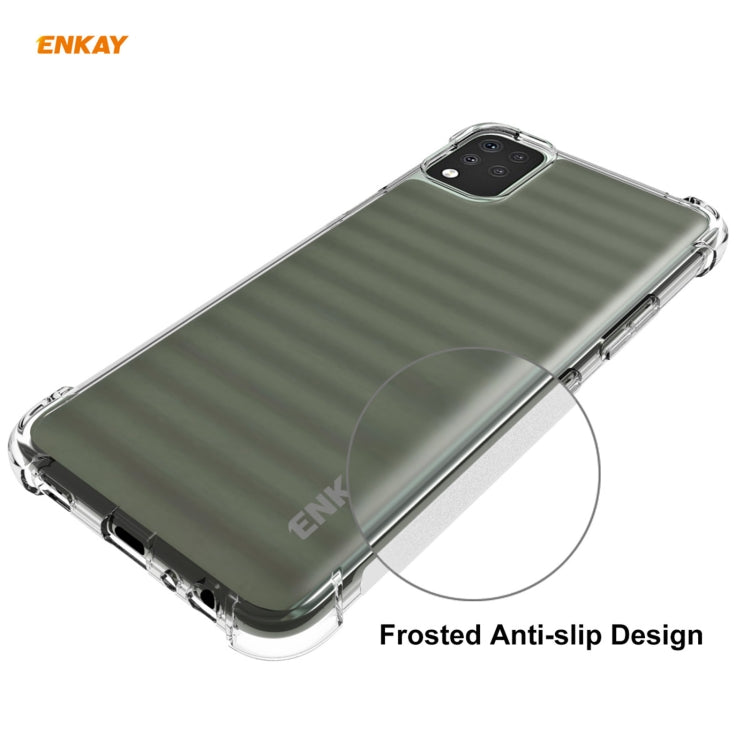 For LG K42 Hat-Prince ENKAY Clear TPU Shockproof Case Soft Anti-slip Cover by ENKAY