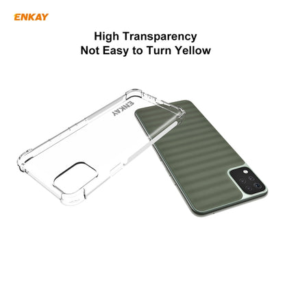 For LG K42 Hat-Prince ENKAY Clear TPU Shockproof Case Soft Anti-slip Cover by ENKAY