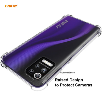 For LG K52 / Q52 / K62 / K62+ Hat-Prince ENKAY Clear TPU Shockproof Case Soft Anti-slip Cover by ENKAY