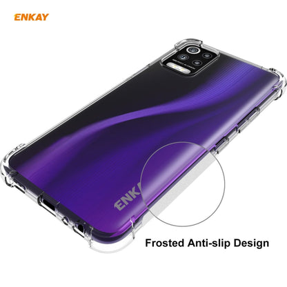 For LG K52 / Q52 / K62 / K62+ Hat-Prince ENKAY Clear TPU Shockproof Case Soft Anti-slip Cover by ENKAY