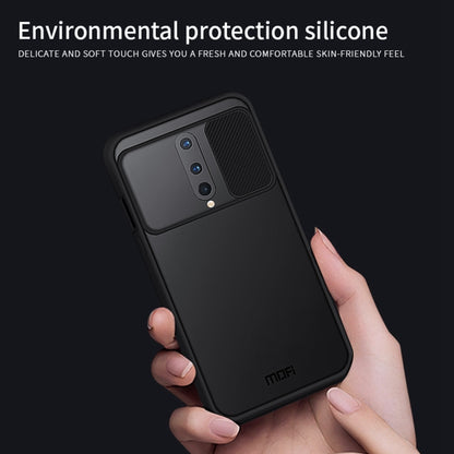 For OnePlus 8 MOFI Xing Dun Series Translucent Frosted PC + TPU Privacy Anti-glare Shockproof All-inclusive Protective Case(Green) by MOFI