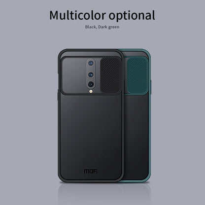 For OnePlus 8 MOFI Xing Dun Series Translucent Frosted PC + TPU Privacy Anti-glare Shockproof All-inclusive Protective Case(Green) by MOFI
