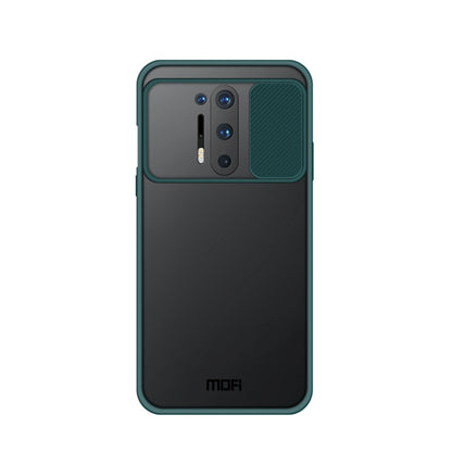 For OnePlus 8 Pro MOFI Xing Dun Series Translucent Frosted PC + TPU Privacy Anti-glare Shockproof All-inclusive Protective Case(Green) by MOFI