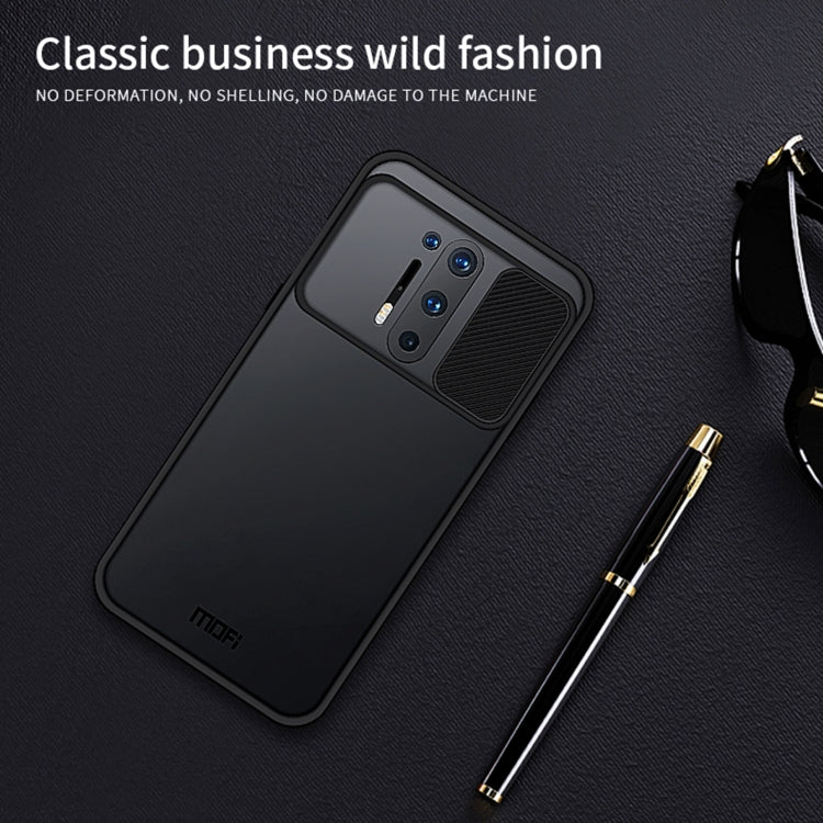 For OnePlus 8 Pro MOFI Xing Dun Series Translucent Frosted PC + TPU Privacy Anti-glare Shockproof All-inclusive Protective Case(Green) by MOFI