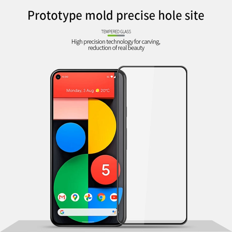 For Google Pixel 5 PINWUYO 9H 3D Curved Full Screen Explosion-proof Tempered Glass Film(Black) by PINWUYO