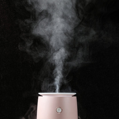 Concise Fish Pattern Mini Home Mute Bedroom Student Dormitory Office Portable USB Wireless Durable Humidifier(Red) by bashfashion