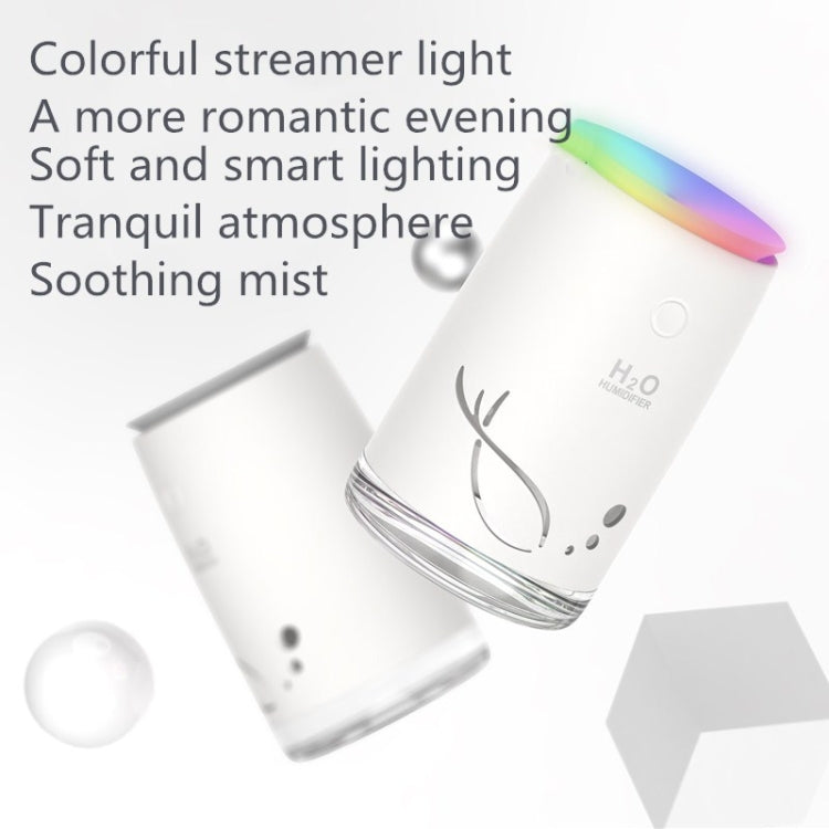 Concise Fish Pattern Mini Home Mute Bedroom Student Dormitory Office Portable USB Wireless Durable Humidifier(Red) by bashfashion