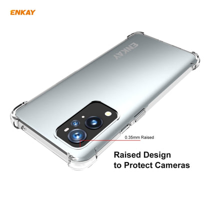 For OnePlus 9 Pro Hat-Prince ENKAY Clear TPU Shockproof Case Soft Anti-slip Cover by ENKAY