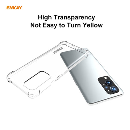 For OnePlus 9 Pro Hat-Prince ENKAY Clear TPU Shockproof Case Soft Anti-slip Cover by ENKAY