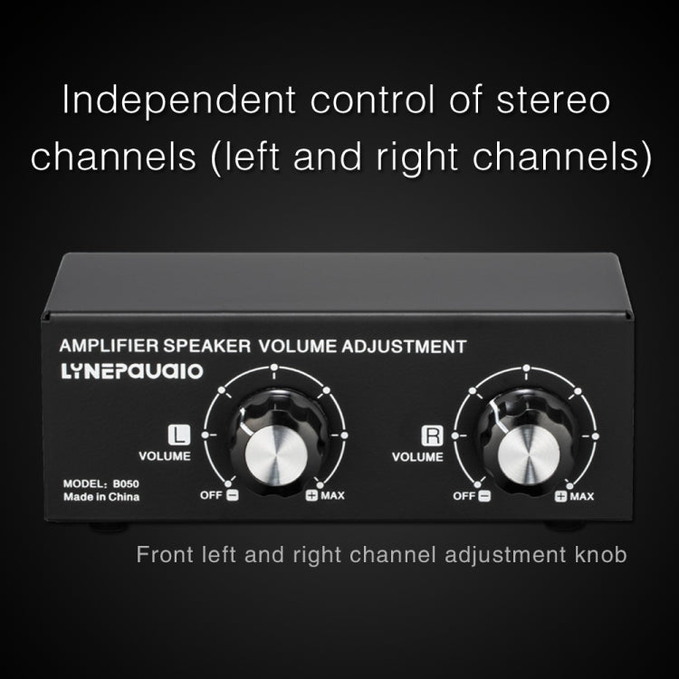 B050 Passive Speaker Volume Adjustment Controller, Left And Right Channel Independent Volume Adjustment, 150W Per Channel by bashfashion