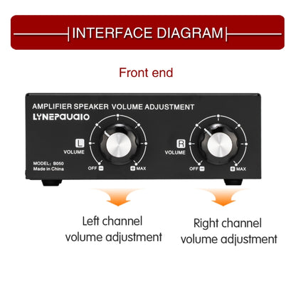 B050 Passive Speaker Volume Adjustment Controller, Left And Right Channel Independent Volume Adjustment, 150W Per Channel by bashfashion