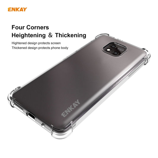 For Motorola Moto G Power 2021 Hat-Prince ENKAY Clear TPU Shockproof Case Soft Anti-slip Cover by ENKAY