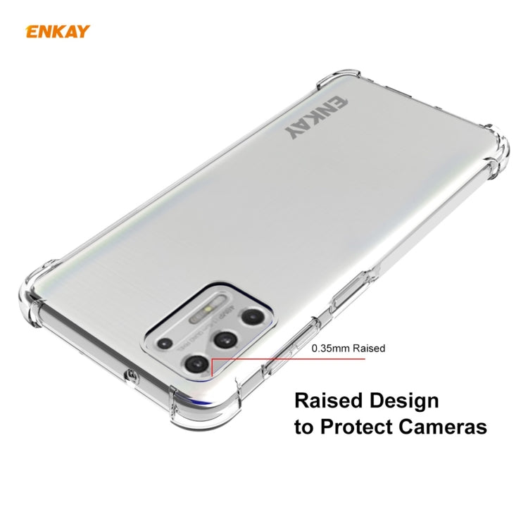 For Motorola Moto G Stylus 2021 Hat-Prince ENKAY Clear TPU Shockproof Case Soft Anti-slip Cover by ENKAY
