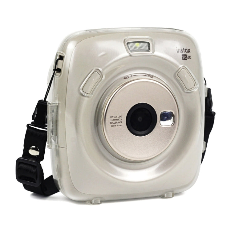 Protective Crystal Shell Case with Strap for Fujifilm Instax Square SQ20 by Richwell