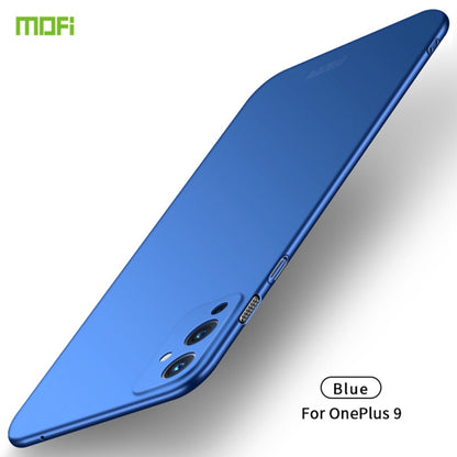 For OnePlus 9 MOFI Frosted PC Ultra-thin Hard Case(Blue) by MOFI