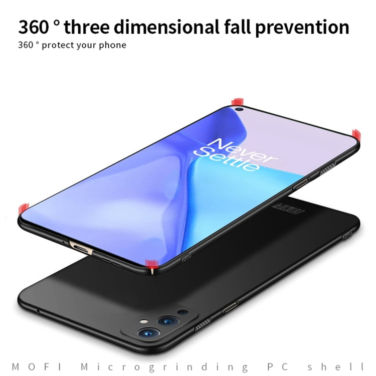 For OnePlus 9 MOFI Frosted PC Ultra-thin Hard Case(Blue) by MOFI