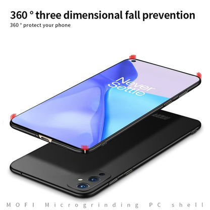For OnePlus 9 MOFI Frosted PC Ultra-thin Hard Case(Blue) by MOFI