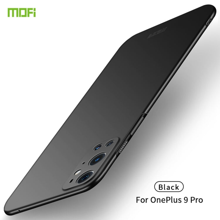 For OnePlus 9 Pro MOFI Frosted PC Ultra-thin Hard Case(Black) by MOFI