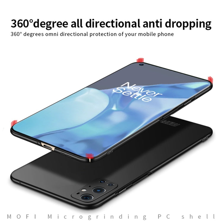 For OnePlus 9 Pro MOFI Frosted PC Ultra-thin Hard Case(Black) by MOFI
