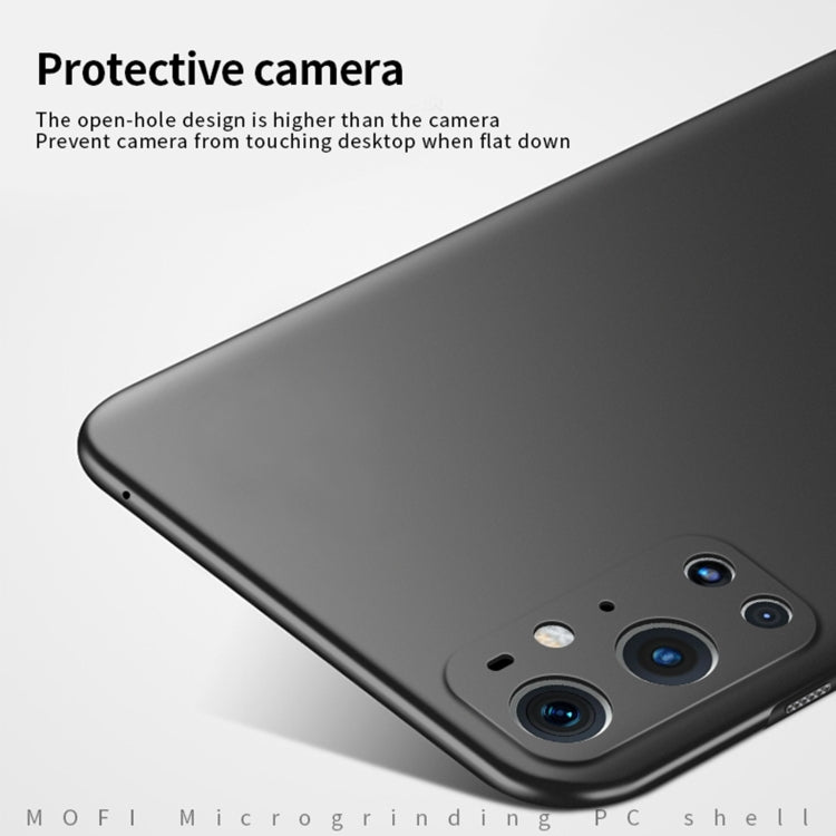 For OnePlus 9 Pro MOFI Frosted PC Ultra-thin Hard Case(Black) by MOFI