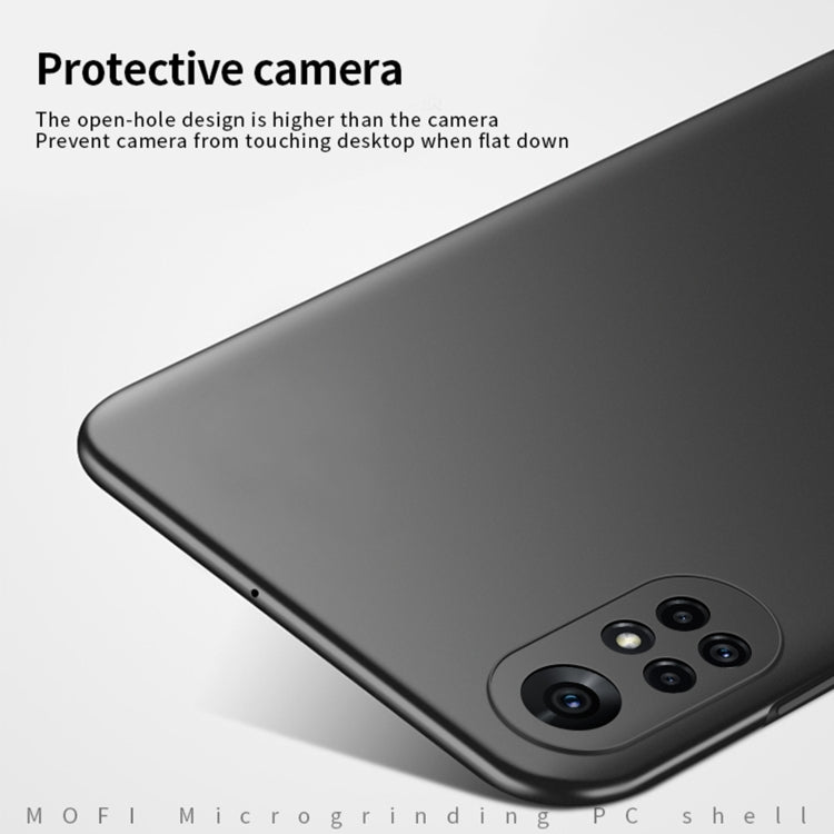 For Huawei Nova 8 MOFI Frosted PC Ultra-thin Hard Case(Black) by MOFI