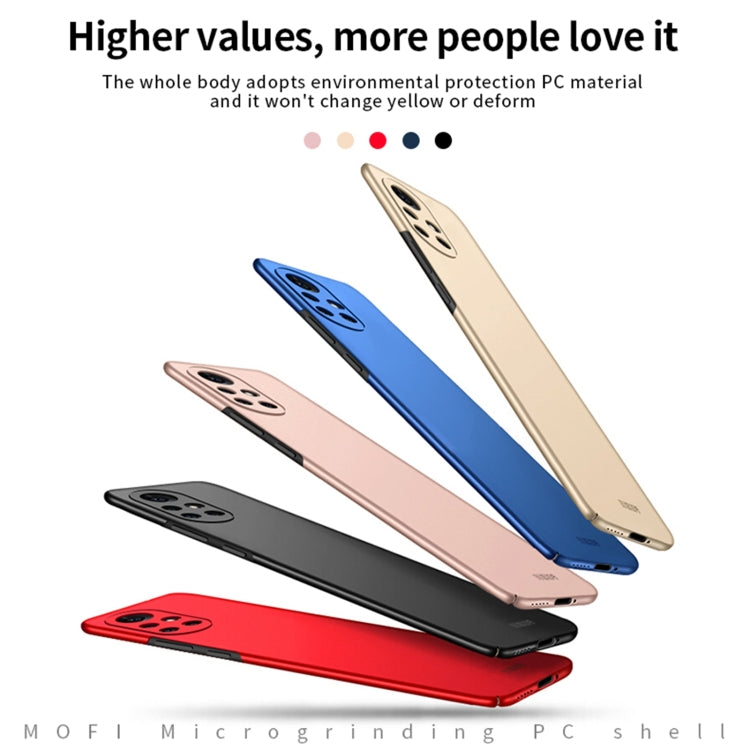 For Huawei Nova 8 Pro MOFI Frosted PC Ultra-thin Hard Case(Red) by MOFI
