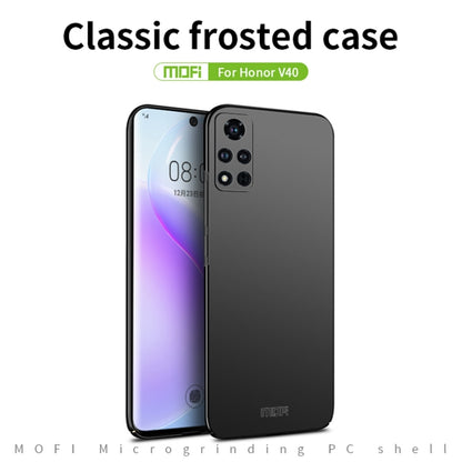 For Honor V40 MOFI Frosted PC Ultra-thin Hard Case(Blue) by MOFI