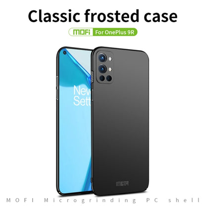 For OnePlus 9R MOFI Frosted PC Ultra-thin Hard Case(Rose gold) by MOFI