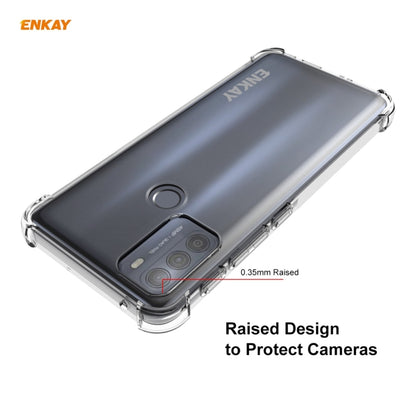 For Motorola Moto G50 ENKAY Hat-Prince Clear TPU Shockproof Case Soft Anti-slip Cover by ENKAY