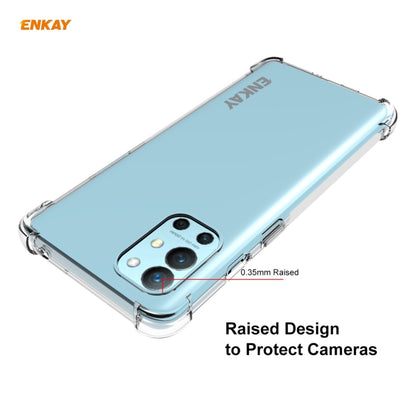 For OnePlus 9R ENKAY Hat-Prince Clear TPU Shockproof Case Soft Anti-slip Cover by ENKAY
